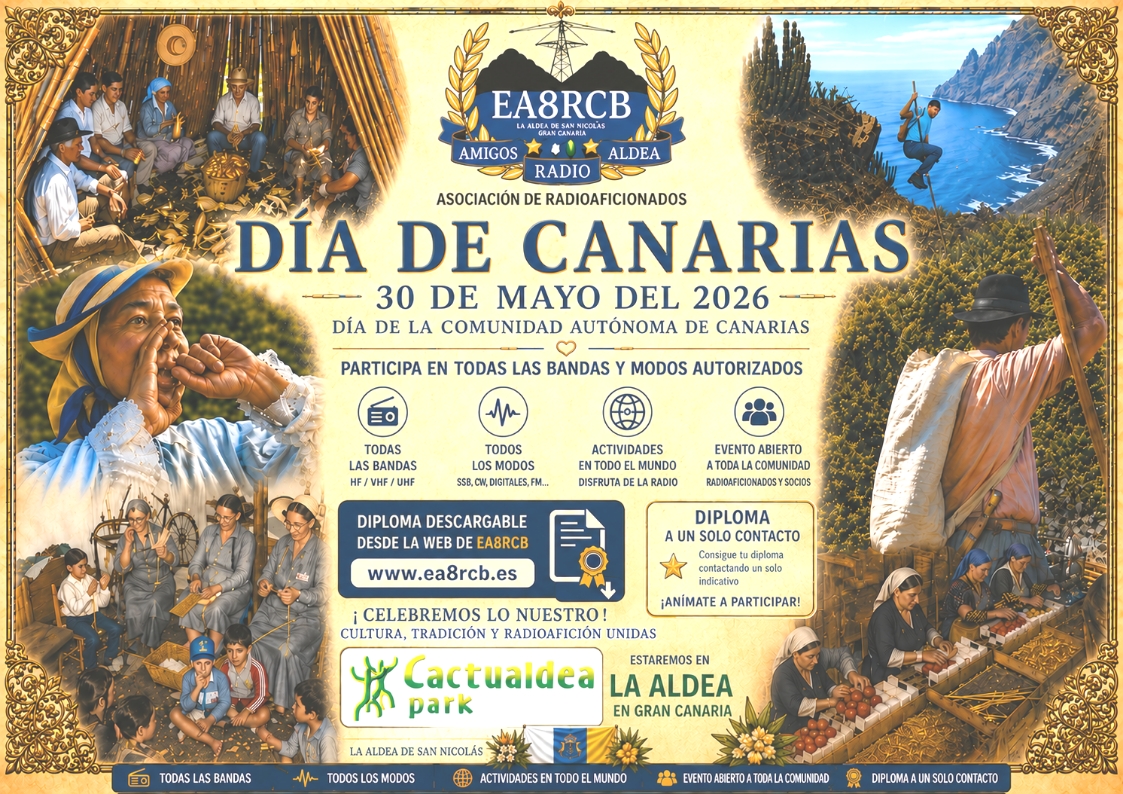 Bandas y modos - Día de Canarias 2026